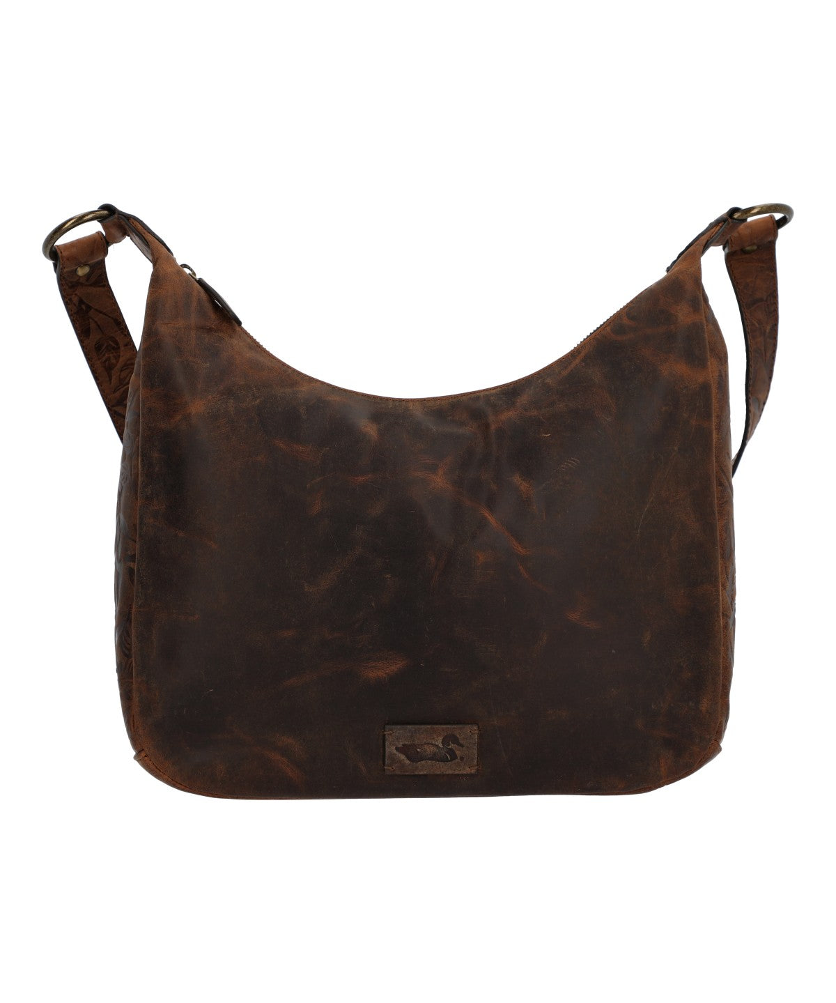 Cartera Cuero Mujer Oh Flowry Hobo Café Rockford