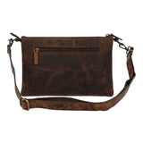 Cartera Cuero Mujer Oh Flowry Cross Café Rockford