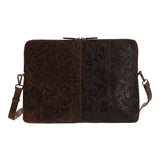 Cartera Cuero Mujer Oh Flowry Case Café Rockford