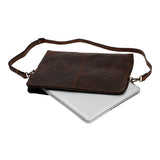 Cartera Cuero Mujer Oh Flowry Case Café Rockford