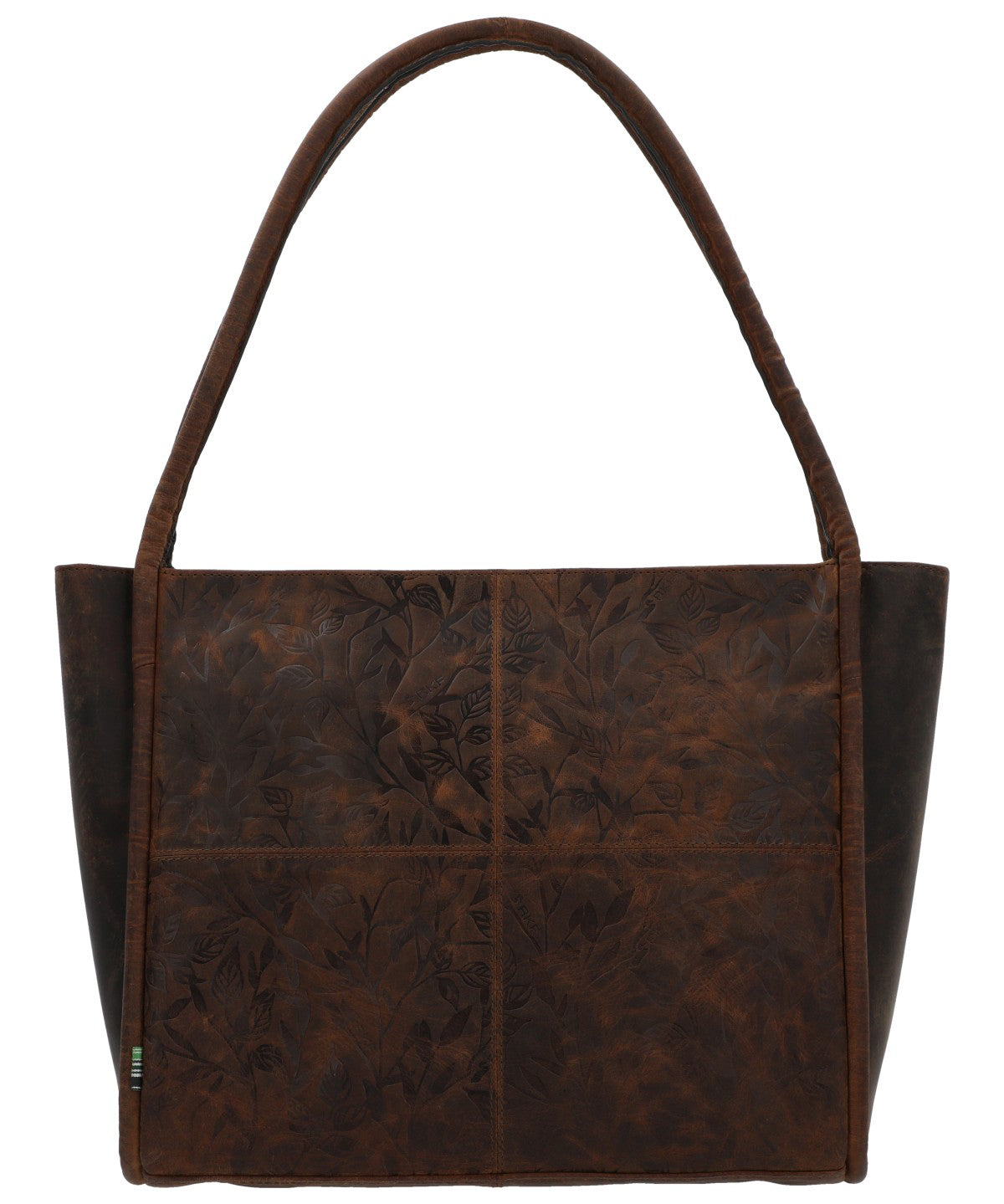 Cartera Cuero Mujer Oh Flowry Tote Café Rockford