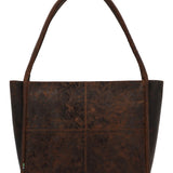 Cartera Cuero Mujer Oh Flowry Tote Café Rockford
