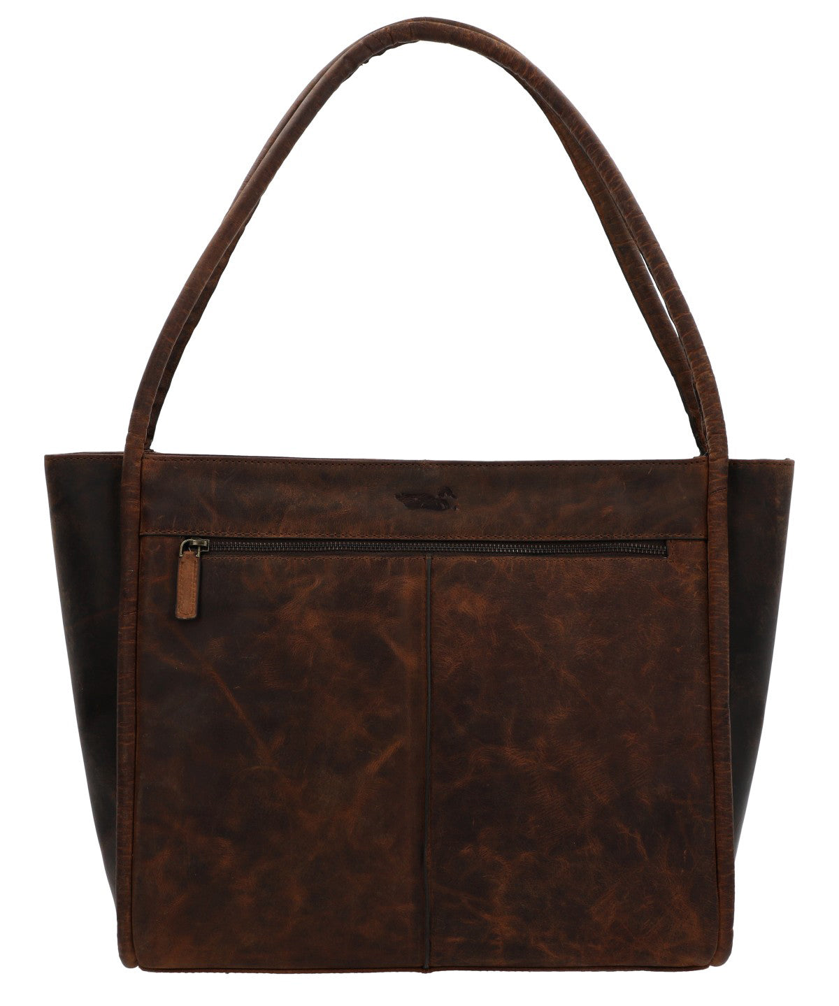 Cartera Cuero Mujer Oh Flowry Tote Café Rockford