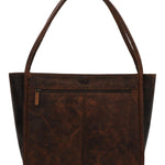 Cartera Cuero Mujer Oh Flowry Tote Café Rockford