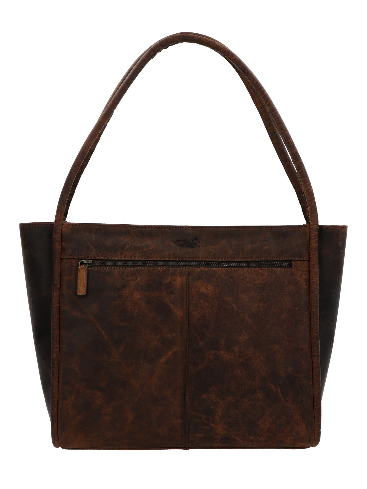 Cartera Cuero Mujer Oh Flowry Tote Café Rockford