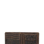Billetera Cuero Mujer Oh Leaves Bifold Café Rockford
