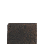 Billetera Cuero Mujer Oh Leaves Bifold Café Rockford