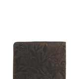 Billetera Cuero Mujer Oh Leaves Bifold Café Rockford