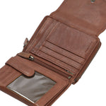 Billetera Cuero Mujer Aq RobleCafé Rockford