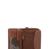 Billetera Cuero Mujer Aq RobleCafé Rockford