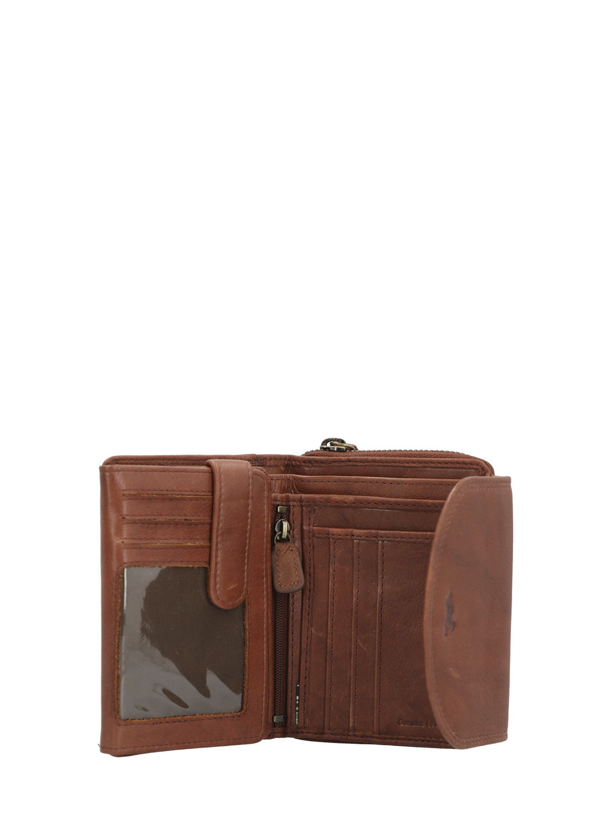 Billetera Cuero Mujer Aq RobleCafé Rockford