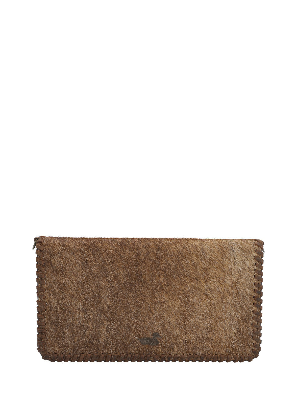 Billetera Cuero Mujer Sz Hair Ziparound Café Rockford