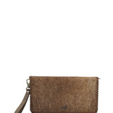 Billetera Cuero Mujer Sz Hair Ziparound Café Rockford