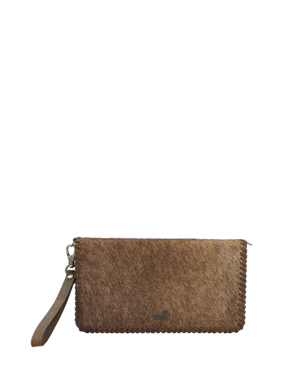 Billetera Cuero Mujer Sz Hair Ziparound Café Rockford