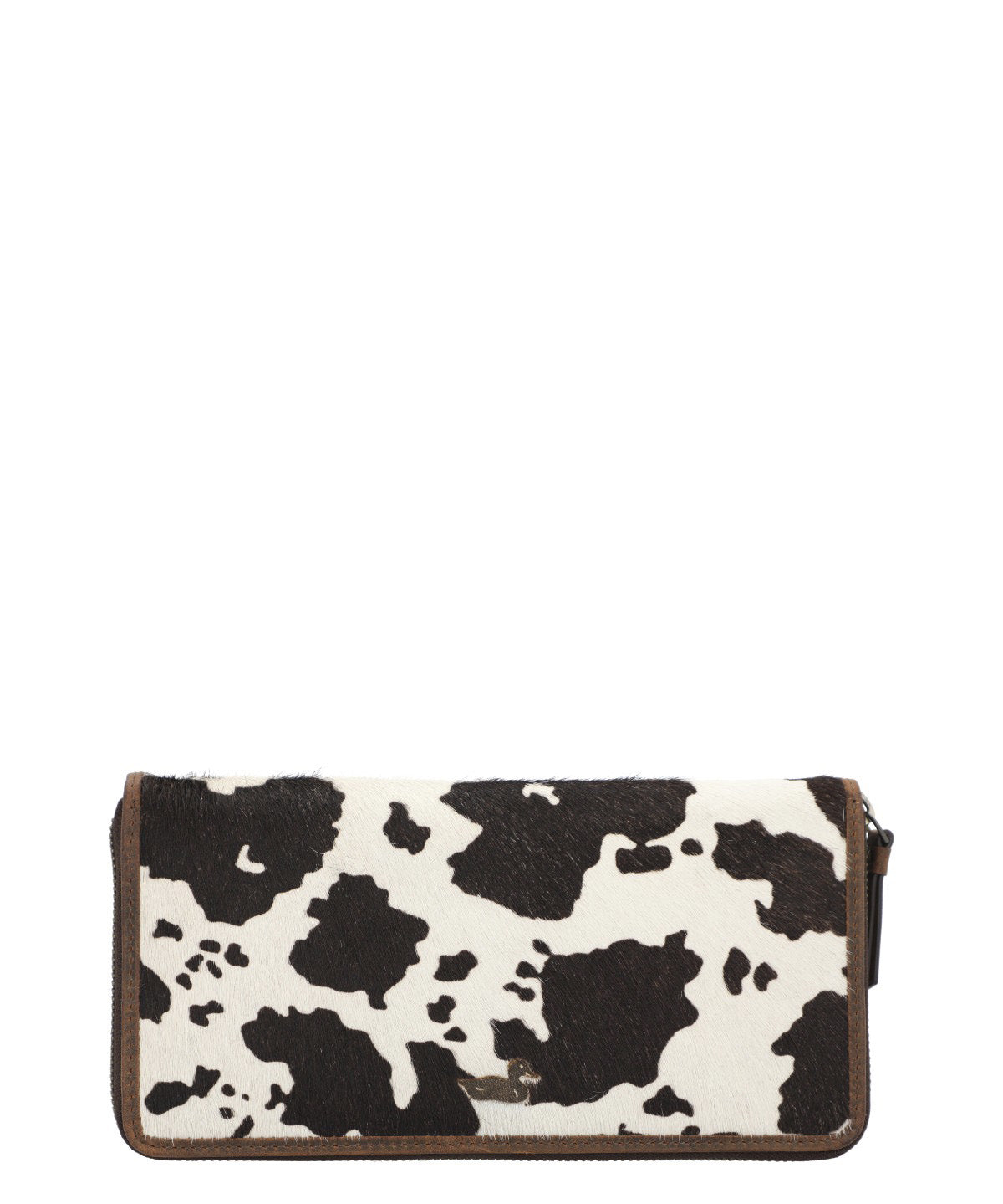 Billetera Cuero Mujer Sz Hair Wallet Café Rockford