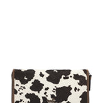 Billetera Cuero Mujer Sz Hair Wallet Café Rockford