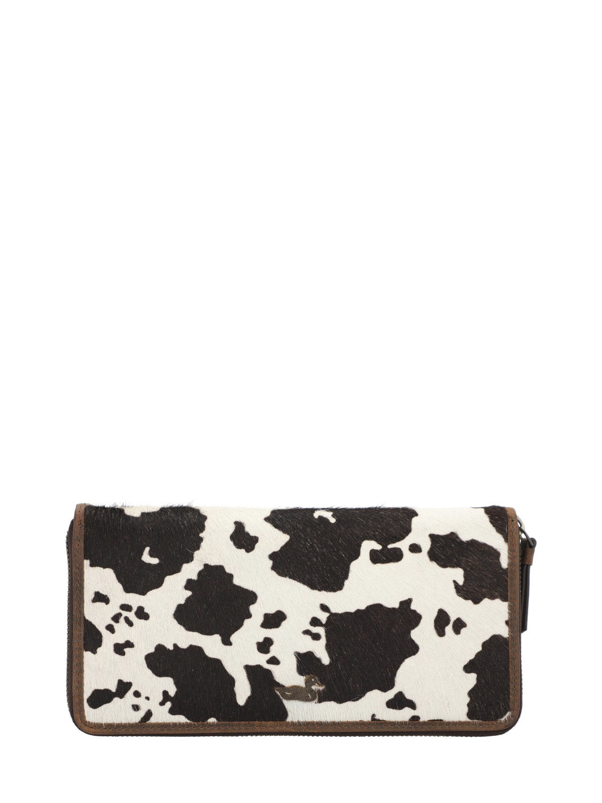 Billetera Cuero Mujer Sz Hair Wallet Café Rockford