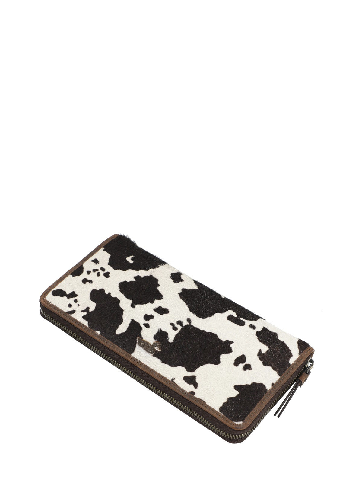 Billetera Cuero Mujer Sz Hair Wallet Café Rockford