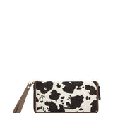 Billetera Cuero Mujer Sz Hair Wallet Café Rockford