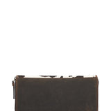 Billetera Cuero Mujer Sz Hair Wallet Café Rockford