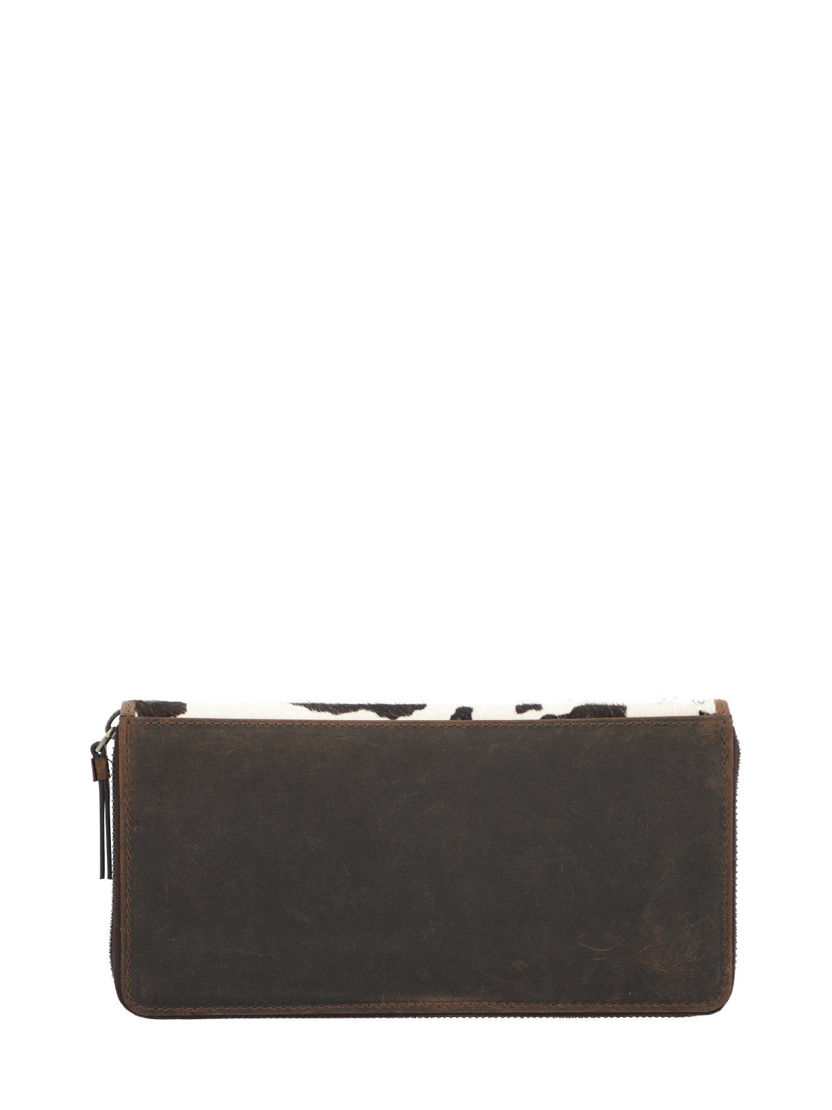 Billetera Cuero Mujer Sz Hair Wallet Café Rockford