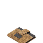 Billetera Cuero Mujer Sz Braid Bifold Tan Rockford