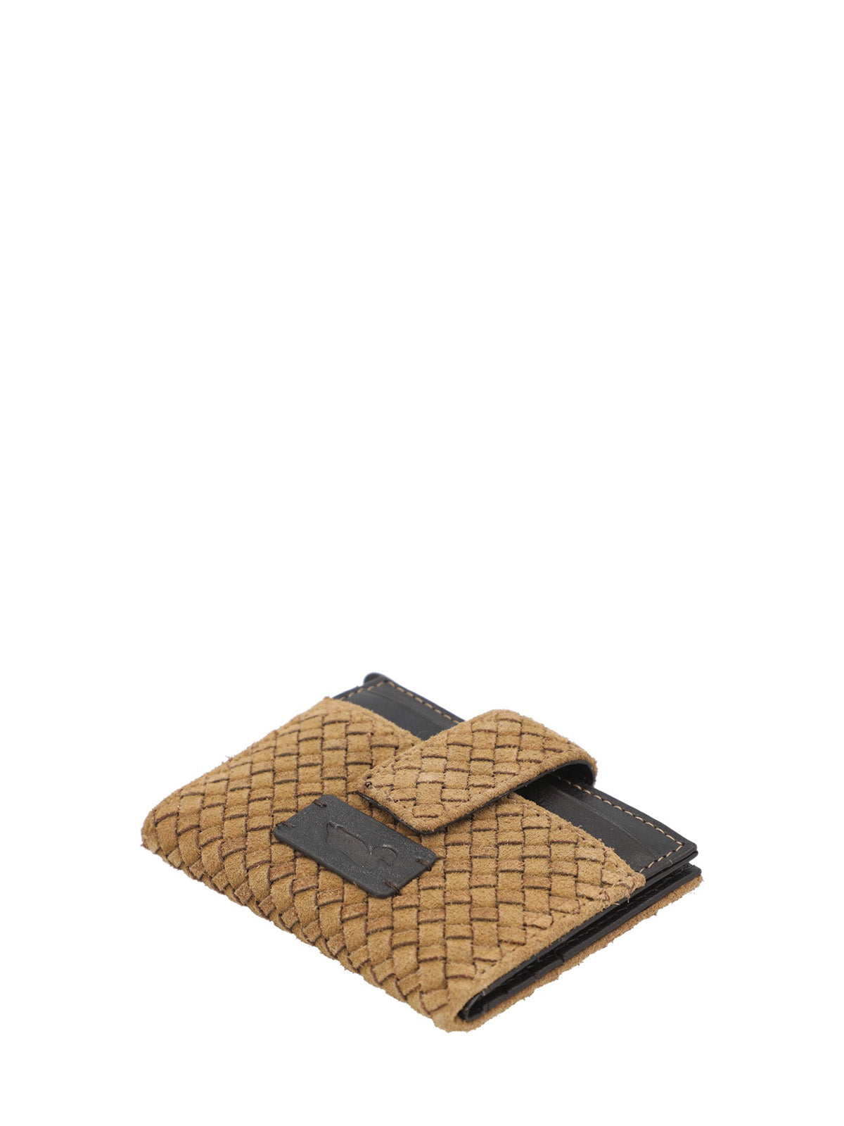 Billetera Cuero Mujer Sz Braid Bifold Tan Rockford
