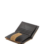 Billetera Cuero Mujer Sz Braid Bifold Tan Rockford