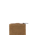 Billetera Cuero Mujer Sz Braid Bifold Tan Rockford