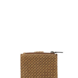 Billetera Cuero Mujer Sz Braid Bifold Tan Rockford