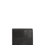 Tarjetero Cuero Mujer Sz Braid Cardholder Café Rockford