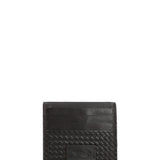 Tarjetero Cuero Mujer Sz Braid Cardholder Café Rockford