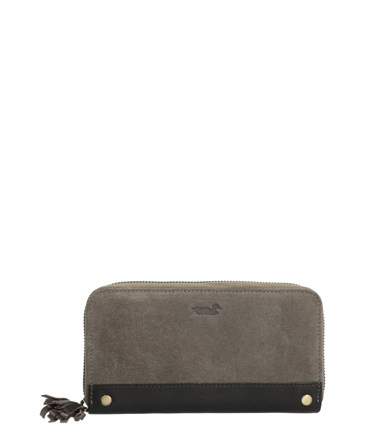 Billetera Cuero Mujer Sz Shaw Wallet Gris Rockford