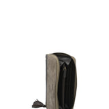 Billetera Cuero Mujer Sz Shaw Wallet Gris Rockford
