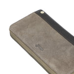Billetera Cuero Mujer Sz Shaw Wallet Gris Rockford