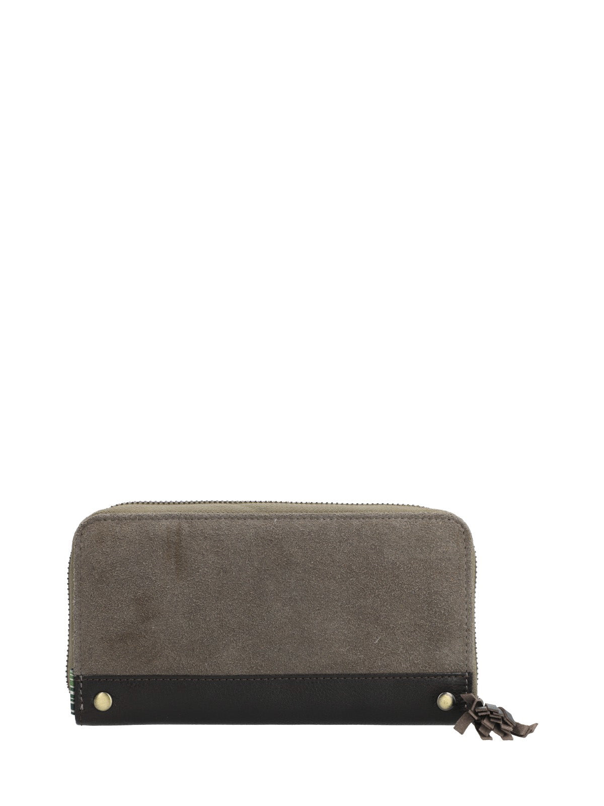 Billetera Cuero Mujer Sz Shaw Wallet Gris Rockford