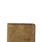 Billetera Cuero Mujer Sz Hair Bifold Café Rockford