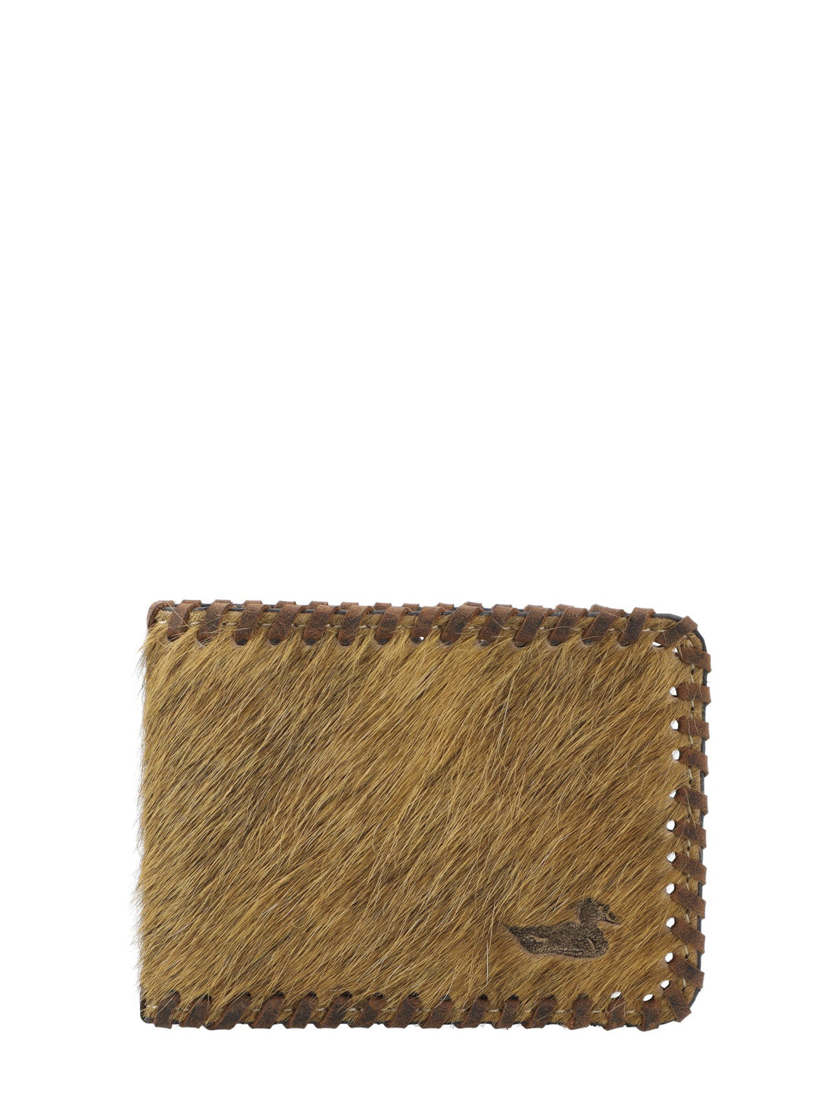 Billetera Cuero Mujer Sz Hair Bifold Café Rockford