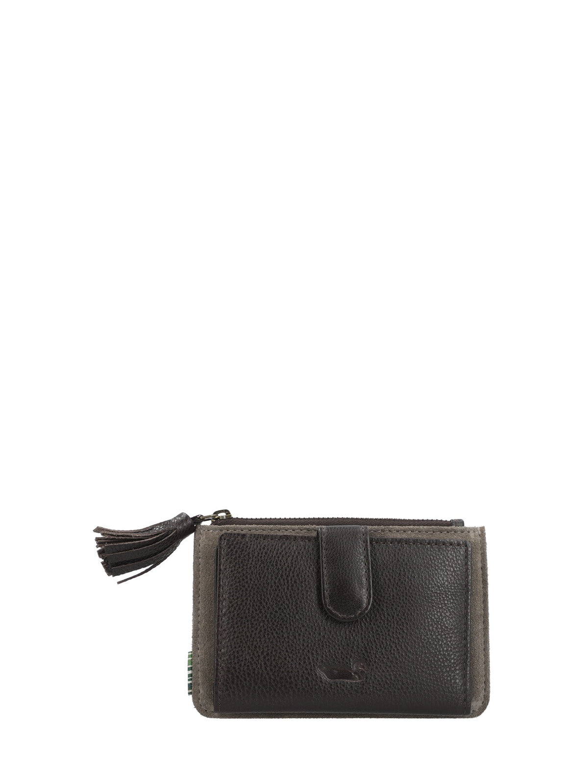 Billetera Cuero Mujer Sz Shaw Bifold Gris Rockford