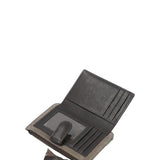 Billetera Cuero Mujer Sz Shaw Bifold Gris Rockford