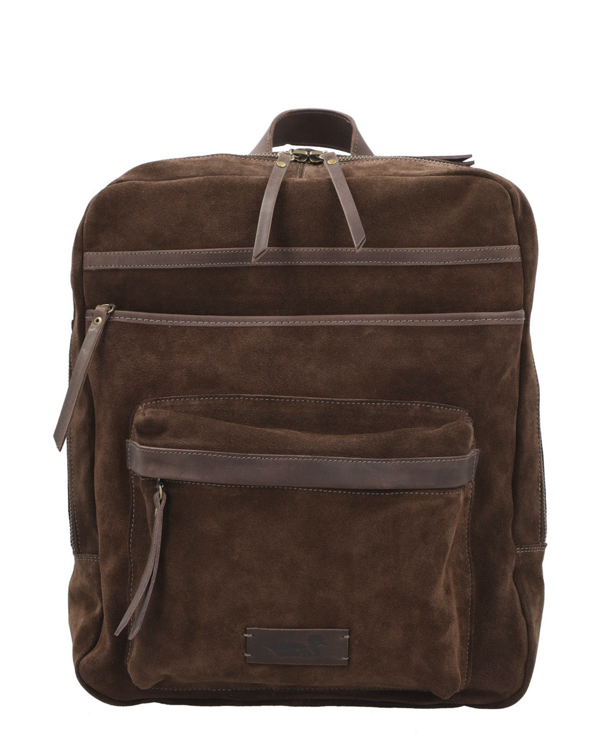 Mochila Cuero Mujer Leah Back Chocolate Rockford