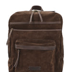 Mochila Cuero Mujer Leah Back Chocolate Rockford