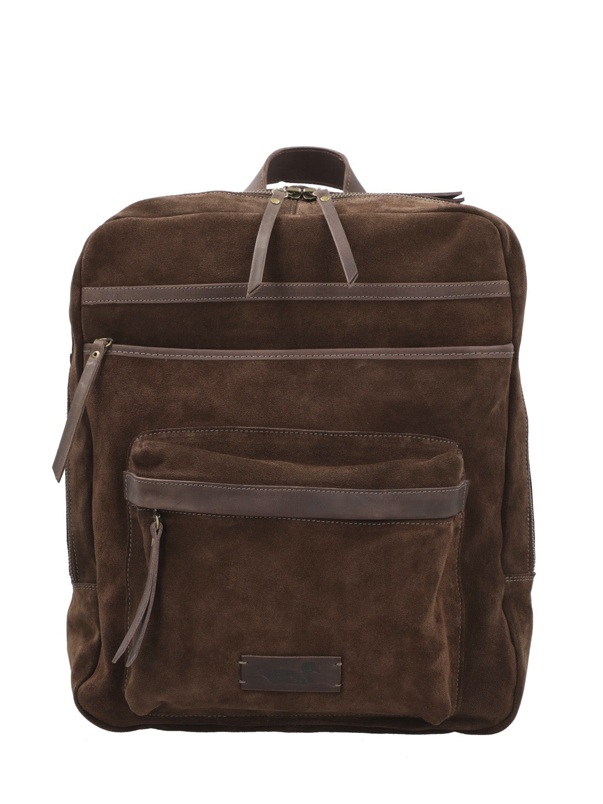 Mochila Cuero Mujer Leah Back Chocolate Rockford