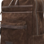 Mochila Cuero Mujer Leah Back Chocolate Rockford