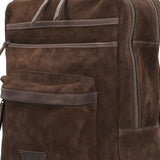 Mochila Cuero Mujer Leah Back Chocolate Rockford