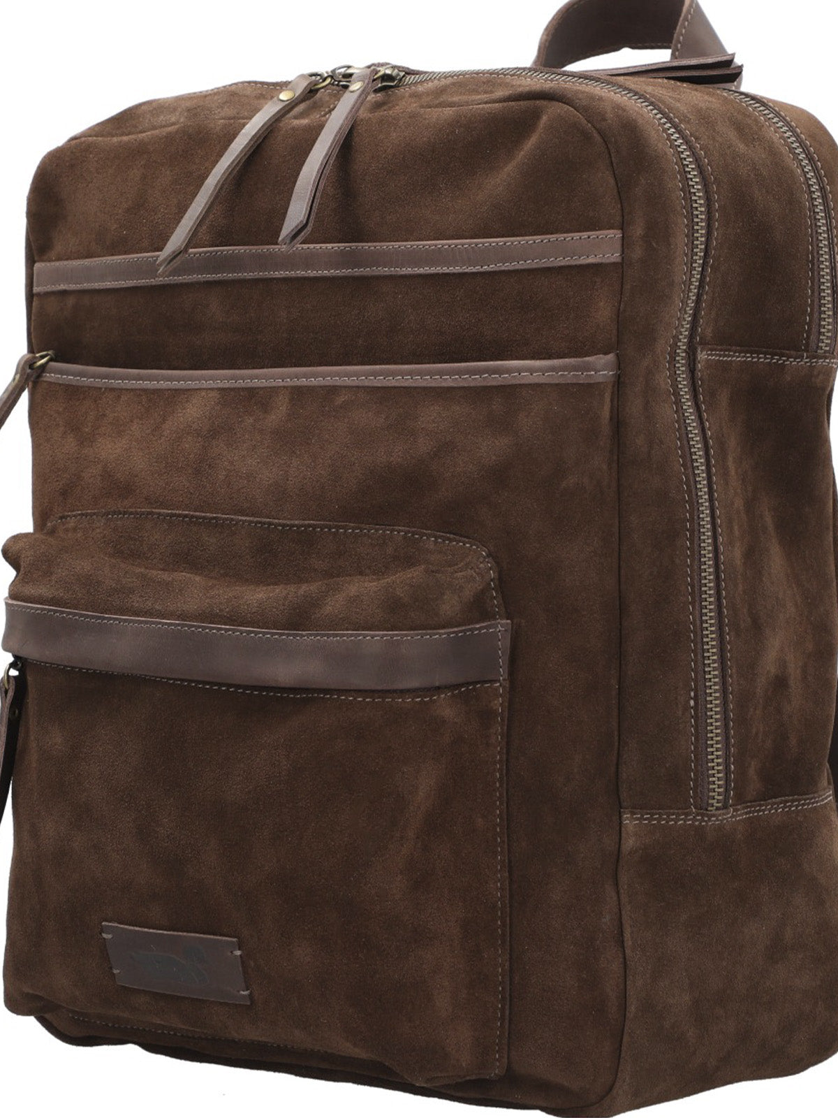 Mochila Cuero Mujer Leah Back Chocolate Rockford