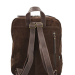 Mochila Cuero Mujer Leah Back Chocolate Rockford
