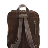 Mochila Cuero Mujer Leah Back Chocolate Rockford
