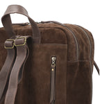 Mochila Cuero Mujer Leah Back Chocolate Rockford