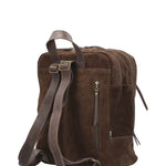 Mochila Cuero Mujer Leah Back Chocolate Rockford